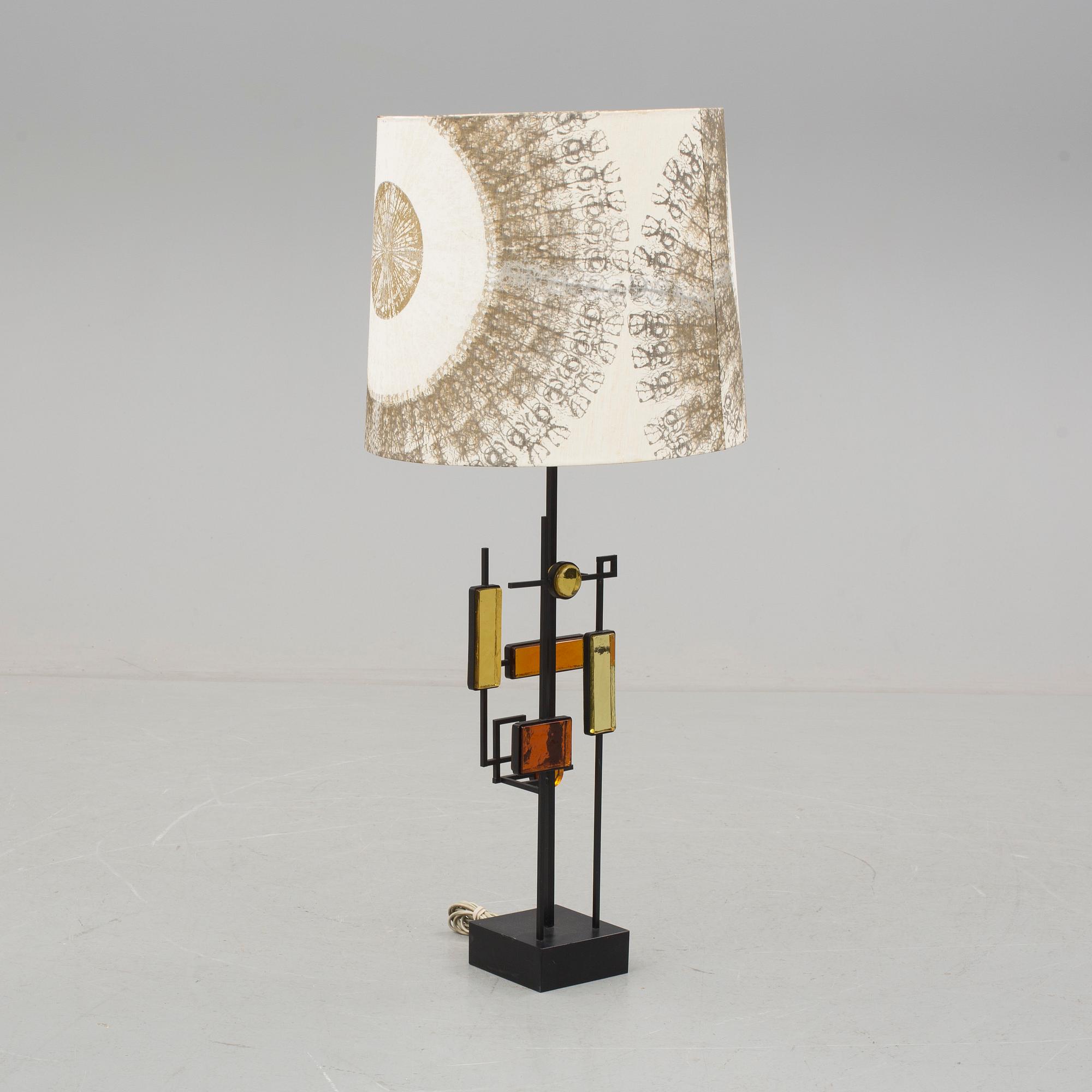 BORDSLAMPA, Svend Aage Holm Sørensen, DANMARK. 1950-/60-tal.