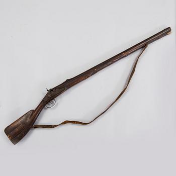 A percussion rifle 18th century.