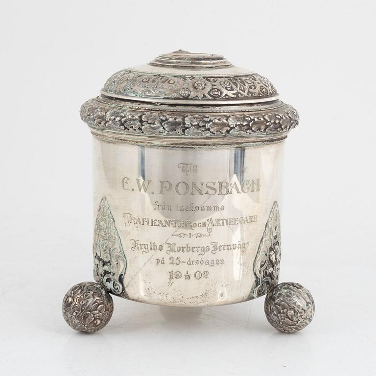 A Swedish silver beaker, mark of GAB, Stockholm 1902.