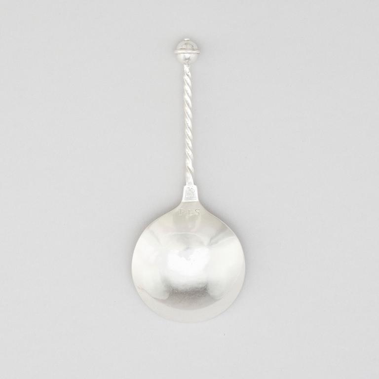 A Norwegian silver spoon, mark of Jørgen Bleckman the younger (Bergen 1622-after 1670).