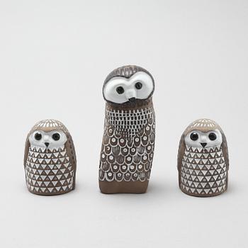 MARI SIMMULSON, 3 st, figuriner, lergods, Upsala-Ekeby,