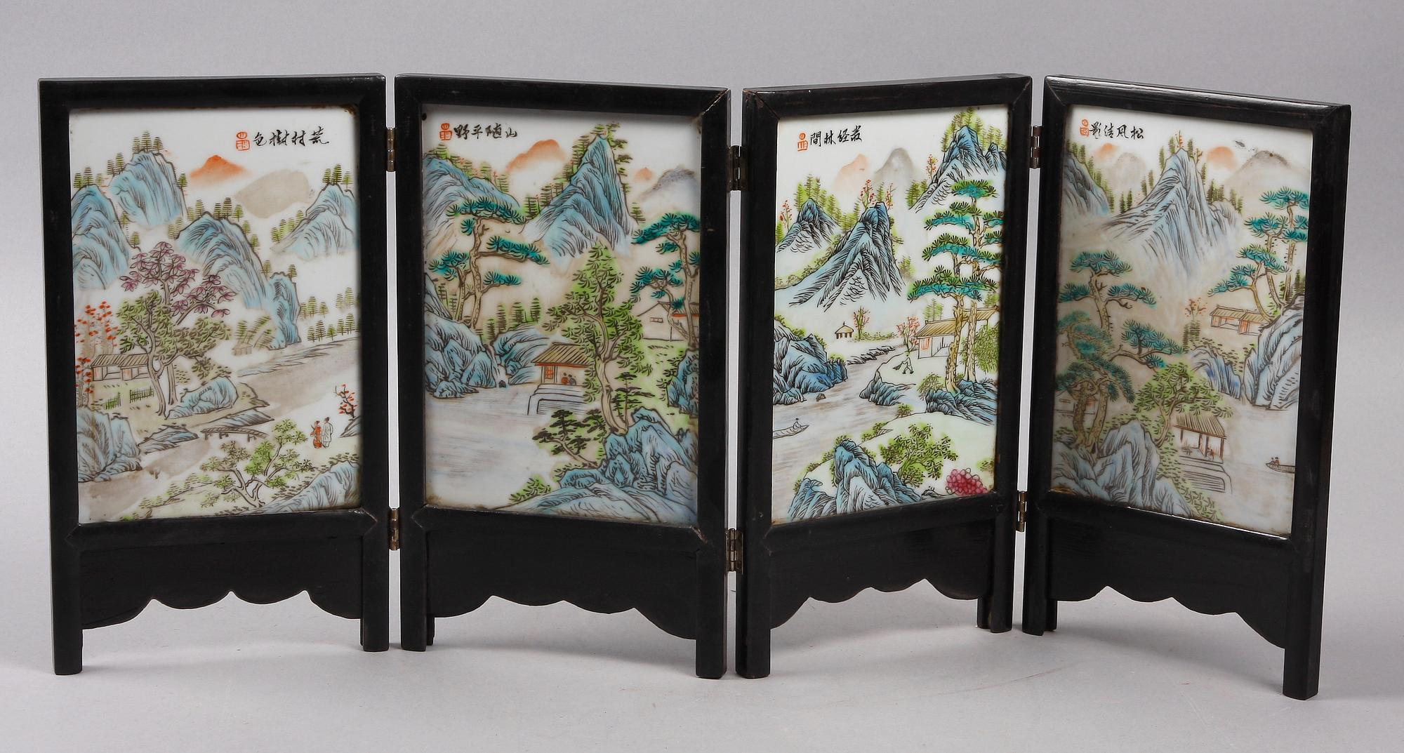 VIKSKÄRM, Kina. 1900-tal.