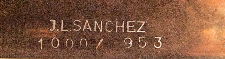 José Luis Sanchez, a signed and numbered bronze sculpture.