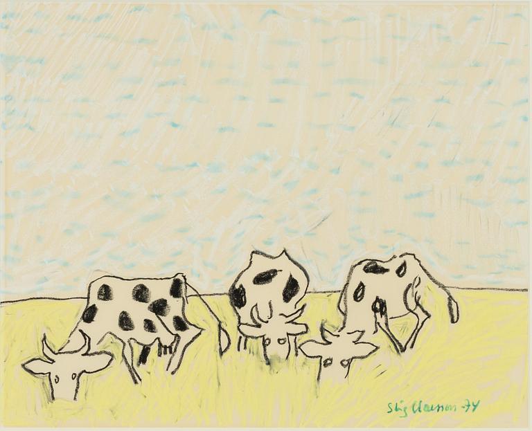 Stig Claesson, Grazing Cows.