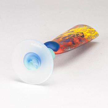 SKULPTUR, glas, Kjell Engman, Kosta Boda, Atelier, signerad och numrerad.