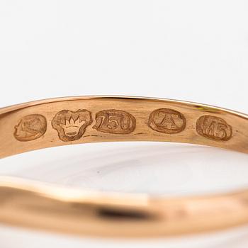 Ring, 18K guld och peridot. Kultateollisuus, Åbo 1917.