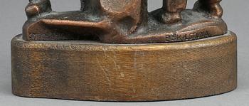 SKULPTUR, brons, Allan Ebeling, Torshälla.