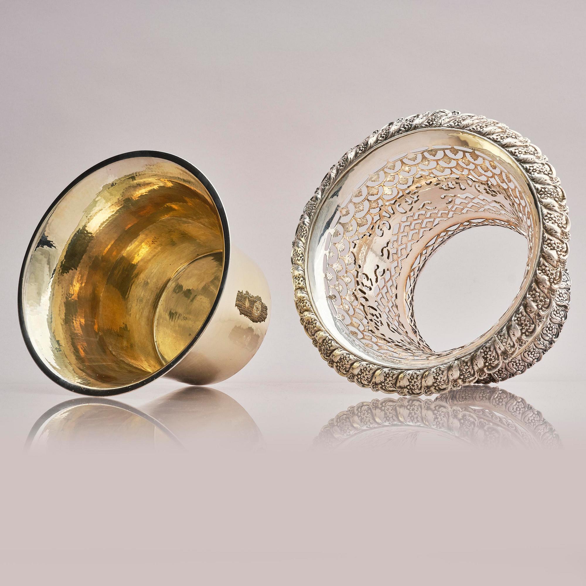 Lale Silverware & Co Ltd, vinkylare, sterling silver, Istanbul, Turkiet 1900-tal.