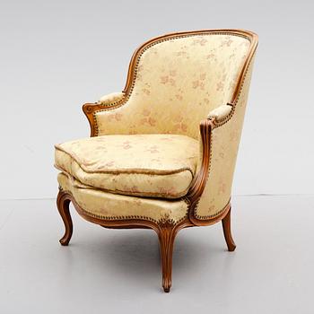 FÅTÖLJ, rokokostil, Frankrike, 1900-tal.