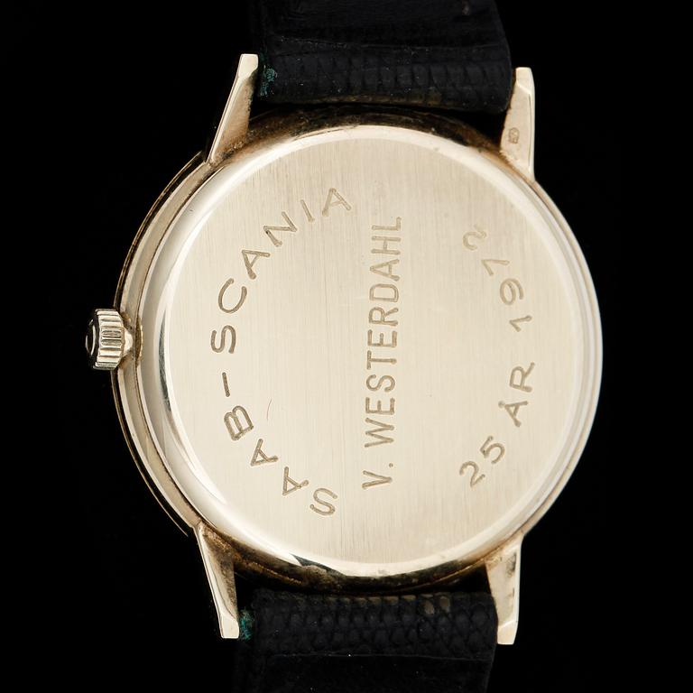 ARMBANDSUR, herr, 14k guld, Omega, 1970-tal.