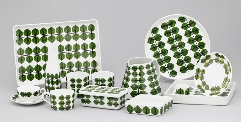 SERVISDELAR, 41 st, flintgods, Berså, Stig Lindberg, Gustavsberg.