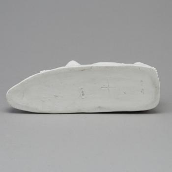 A bisquit scultpure of from John the Baptist sermon, after Bertel Thorvaldsen, Bing & Gröndahl, Denmark, 1870s.