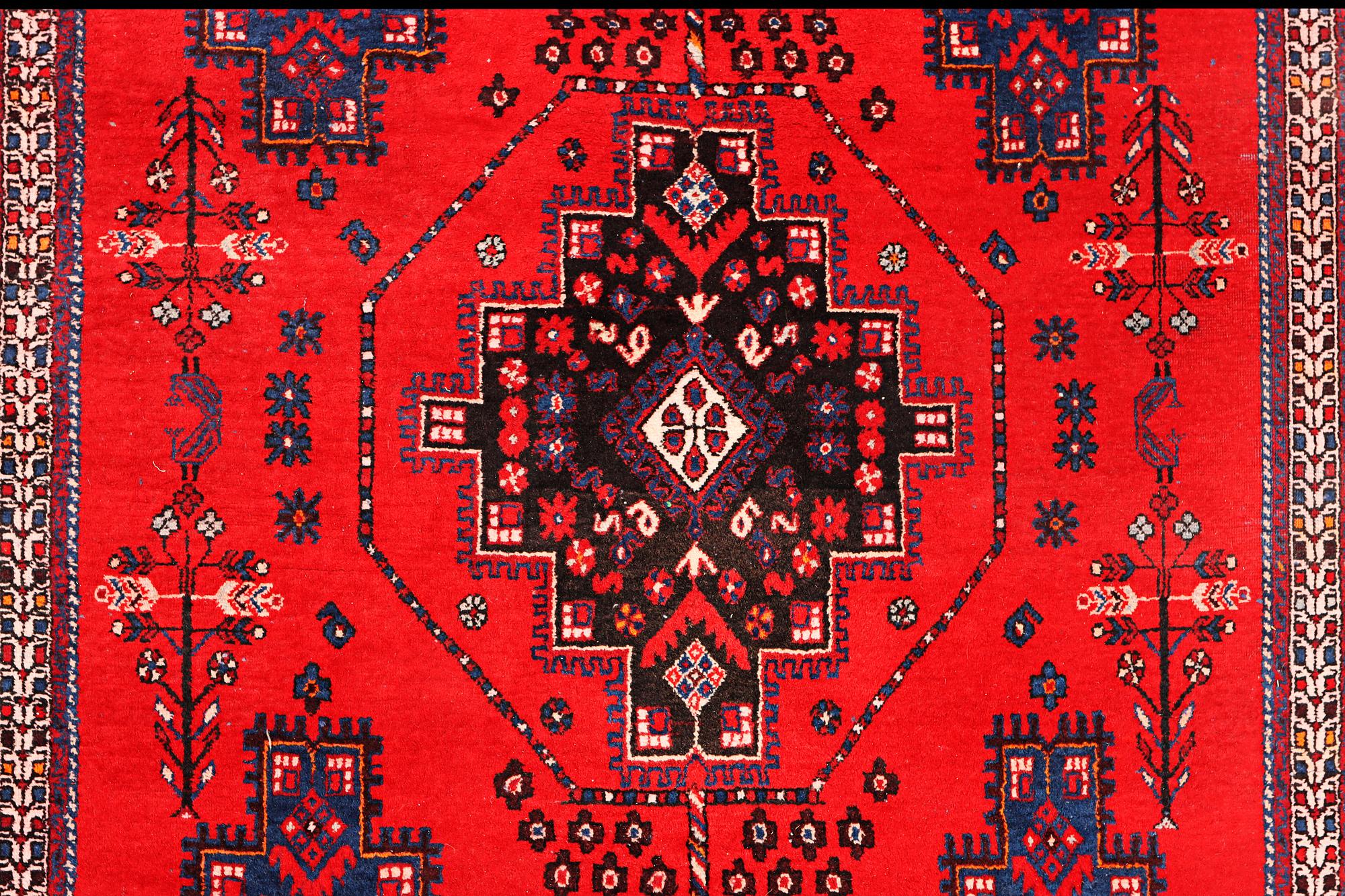 An Afshar rug, a. 225 x 155 cm.