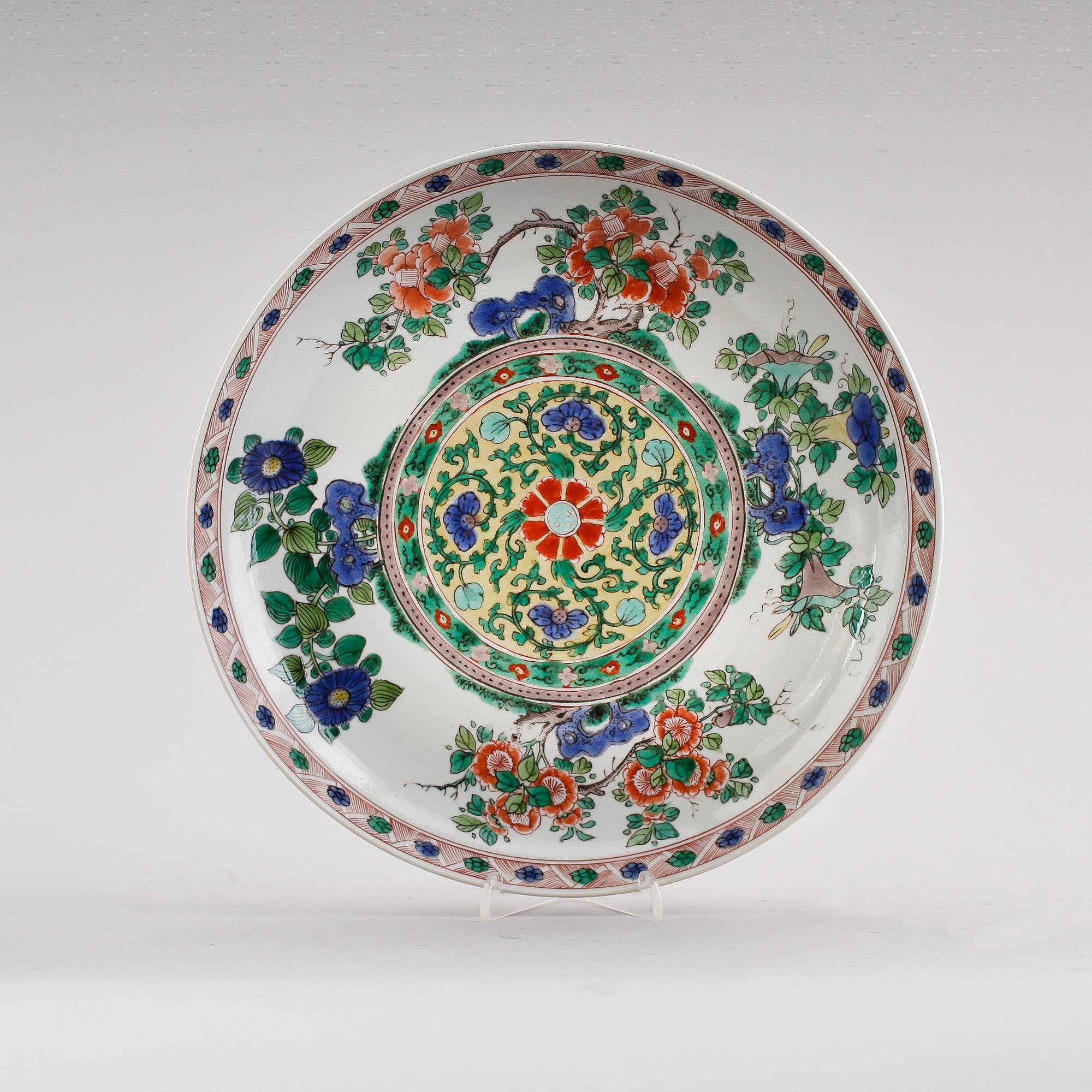 FAT, porslin. Kina, Qing dynastin (1644-1912).