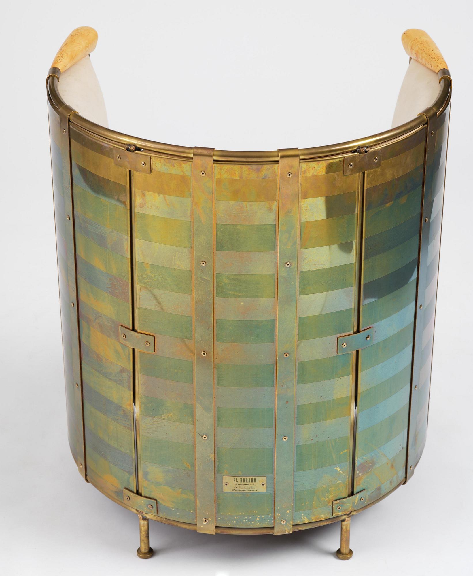 Mats Theselius, fåtölj, "El Dorado", ed. 80/360, Källemo, Värnamo, efter 2002.