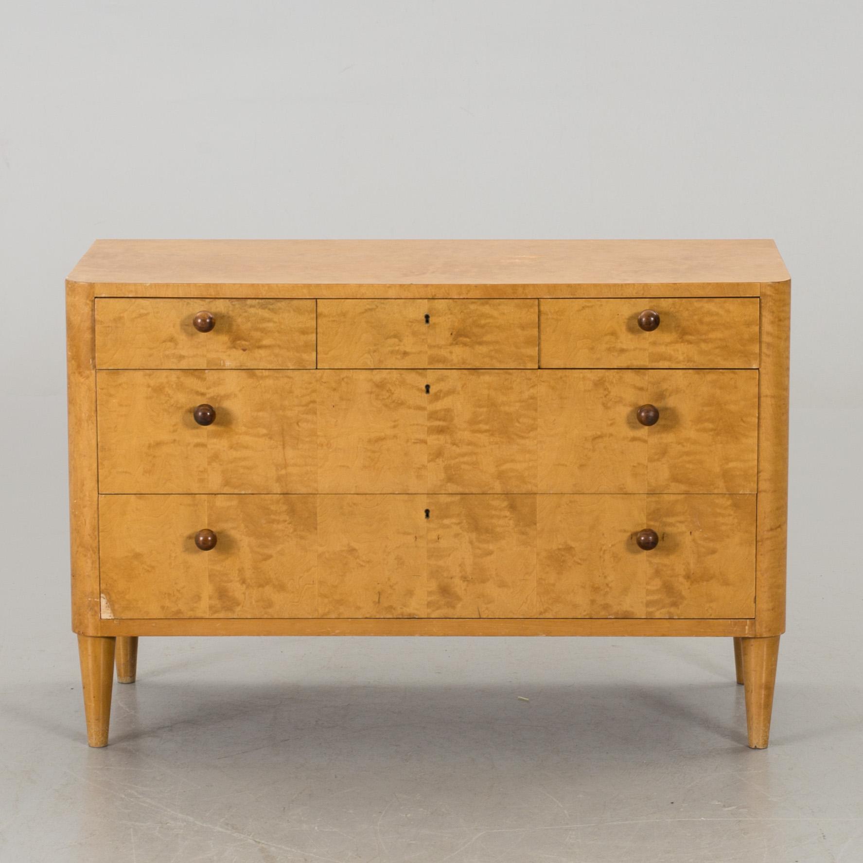 AXEL LARSSON, a chest of drawers Bodafors, 1930/40s,