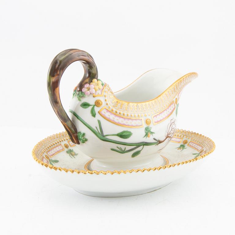 Såssnipa "Flora Danica" Royal Copenhagen porslin.
