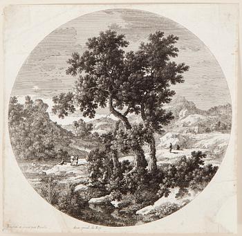 PARTI, grafik, 20 gravyrer, Gabrielle Perelle (1603-1677) och Adam Perelle (1638-1695).