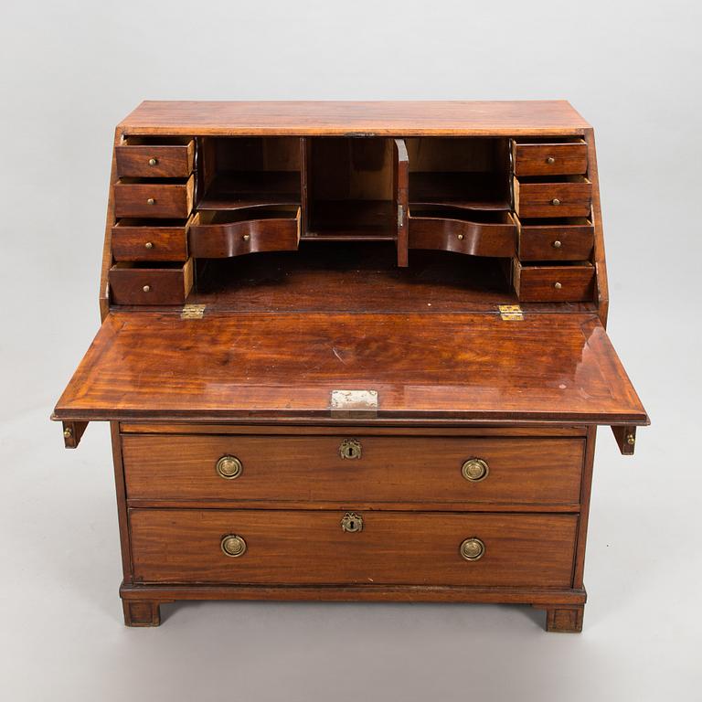 An 18th century late Gustavian secretaire chest of drawers.