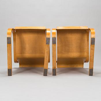 Alvar Aalto, a pair of 1940's '31' armchairs for, O.Y. Huonekalu- ja Rakennustyötehdas A.B.