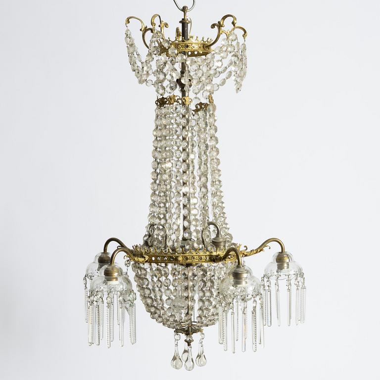 Chandelier, late 19th century.