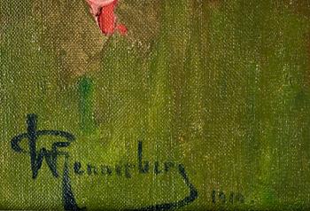 GUNNAR G:SON WENNERBERG, olja på duk, sign o dat 1910.