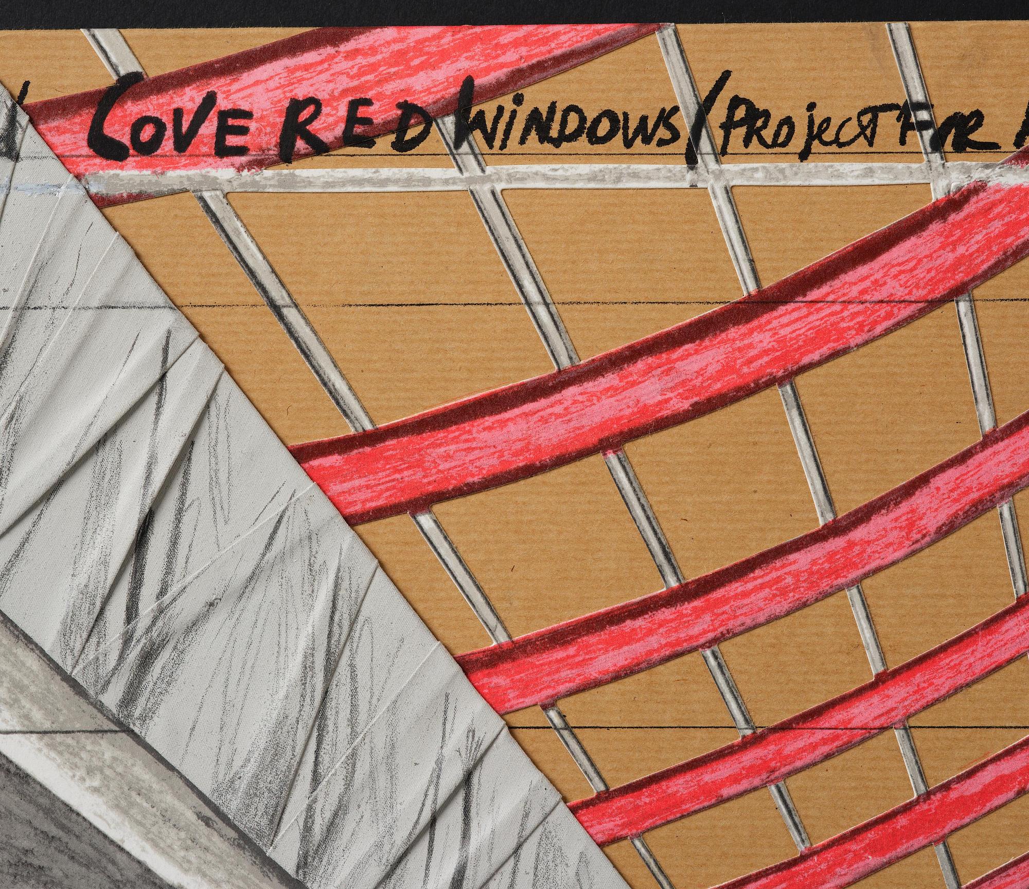 Christo & Jeanne-Claude, "Wrapped floors and covered windows (Project for Museum Würth, Künzeisa)".