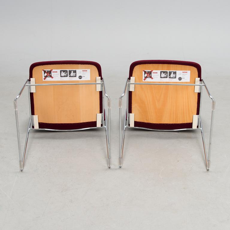 Six "40/4" chairs, model designed by David Rowland for Howe, Denmark in 1964.