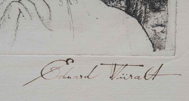 Eduard Wiiralt, "BERBERI TÜDRUK KAAMELIGA".