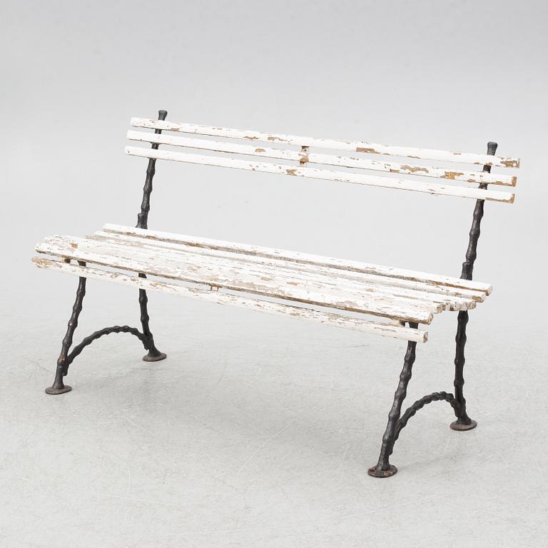 A garden sofa, first half of the 20th Century.