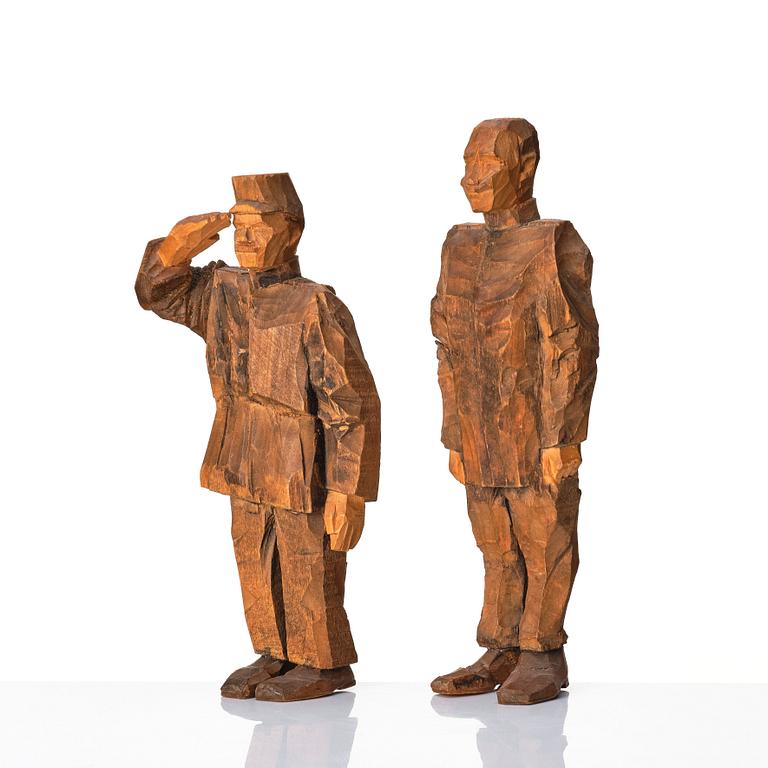 Axel Petersson Döderhultarn, "Beväringsmönstring", (7).