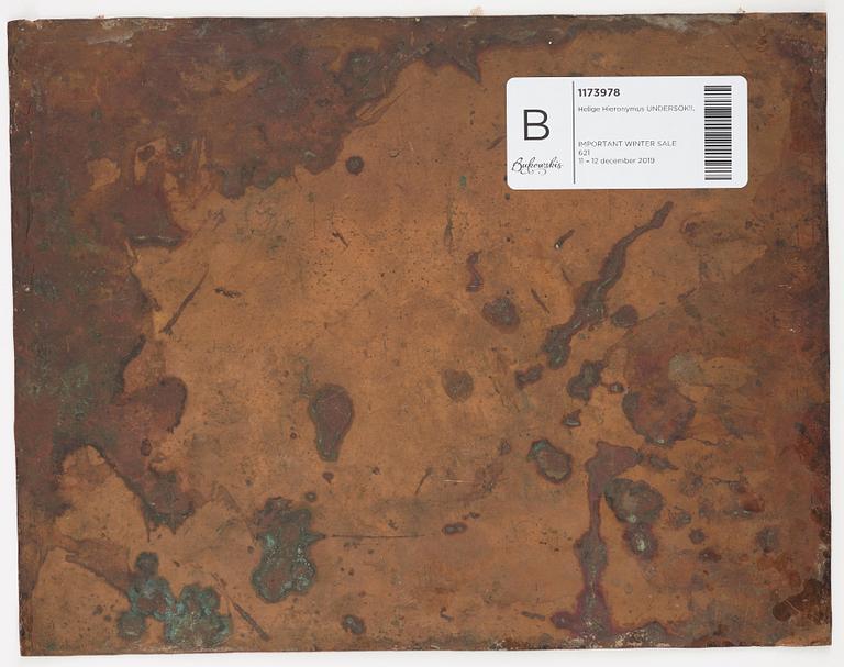 Adriaen van Stalbemt Attributed to, Landscape with St. Jerome.