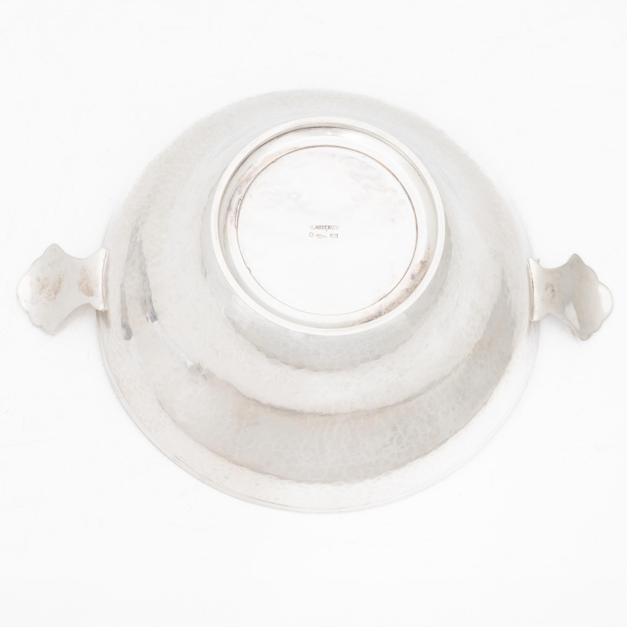 Karl Anderson, Bowl, silver, Stockholm 1929.