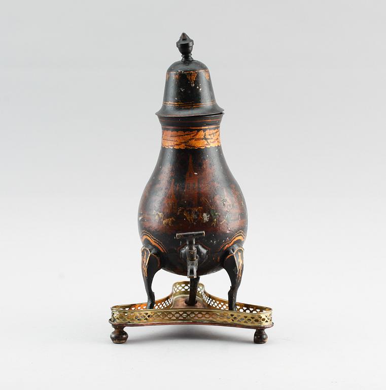 TEKÖK, målad plåt, 1700-tal.
