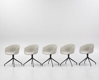 Hee Welling, a set of 9 'About a chair' chairs, Denmark.