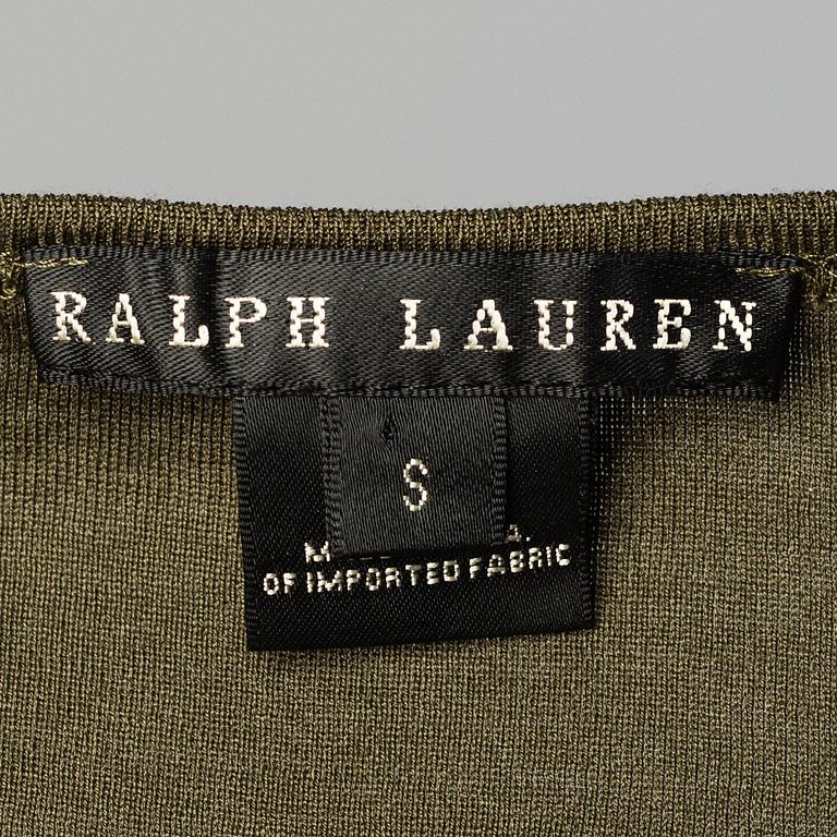 A cardigan and two top by Ralph Lauren.