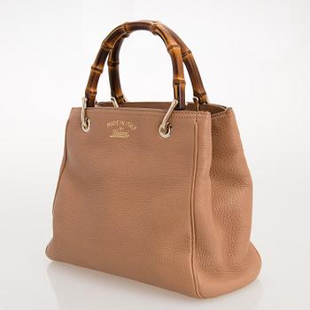 GUCCI, väska, "Small Bamboo leather shopper".