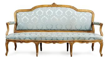 480. SOFFA. Louis XV, 1700-talets mitt.