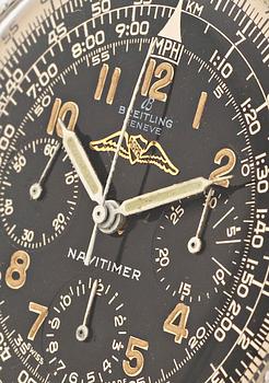Breitling, Navitimer, kronograf, "AOPA, All Black Dial", ca 1956.