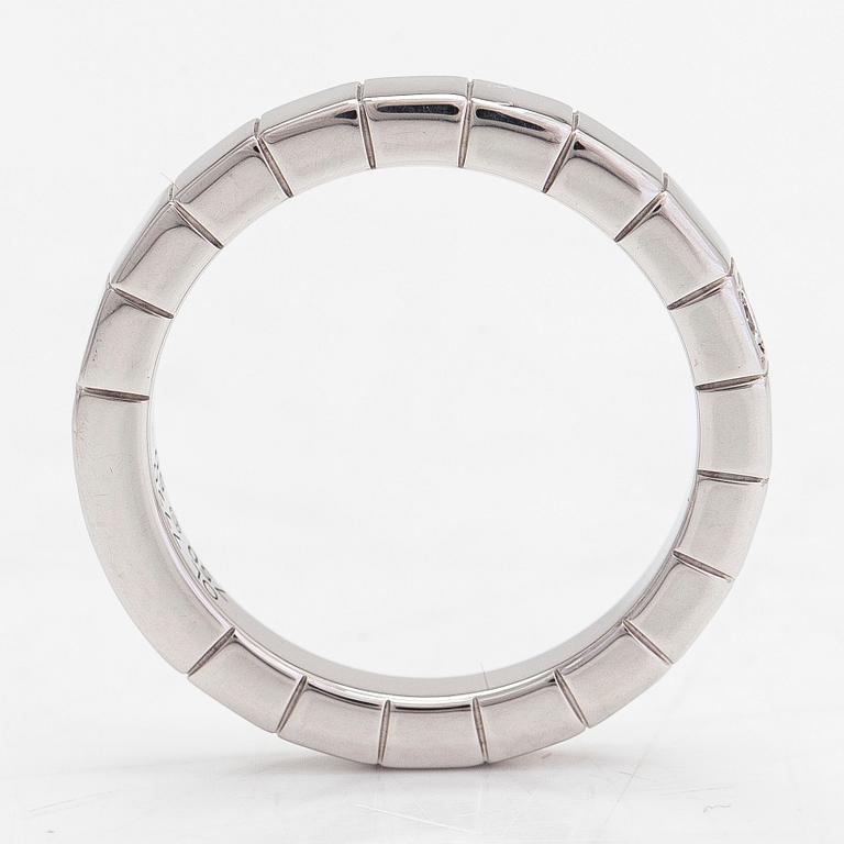 Cartier, ring, "Lanières", 18K vitguld med en diamant, ca 0.04 ct.