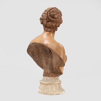 A 19th century plaster sculpture.