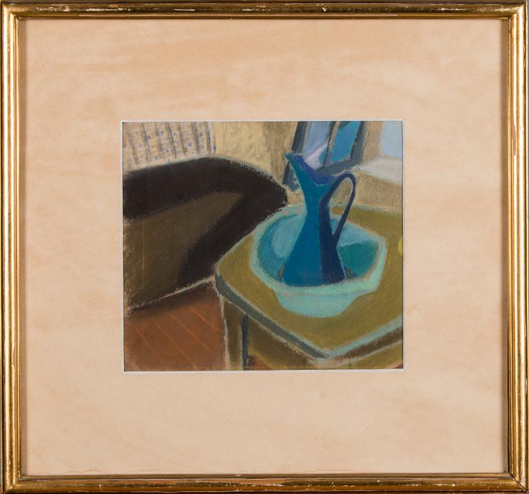 PAUL GRÖNHOLM, pastelli paperille, signeerattu ja päivätty -47.