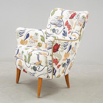 FÅTÖLJ, möjligen Carl Malmsten, 1900-talets mitt.