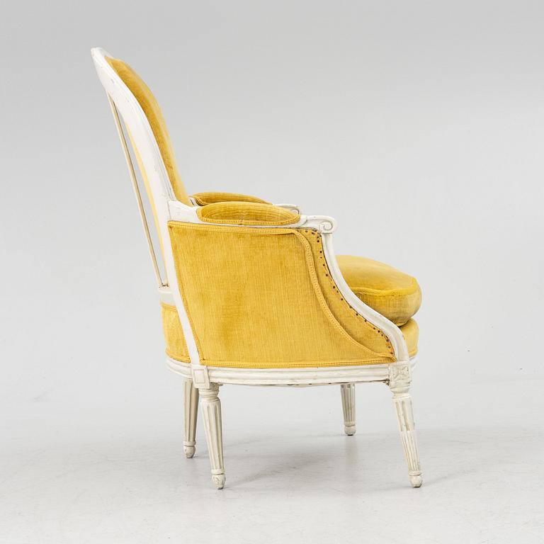Fåtölj, Gustaviansk stil, 1900-talets början.