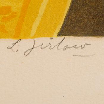 LENNART JIRLOW, färglitografi, signerad och numrerad 83/380.