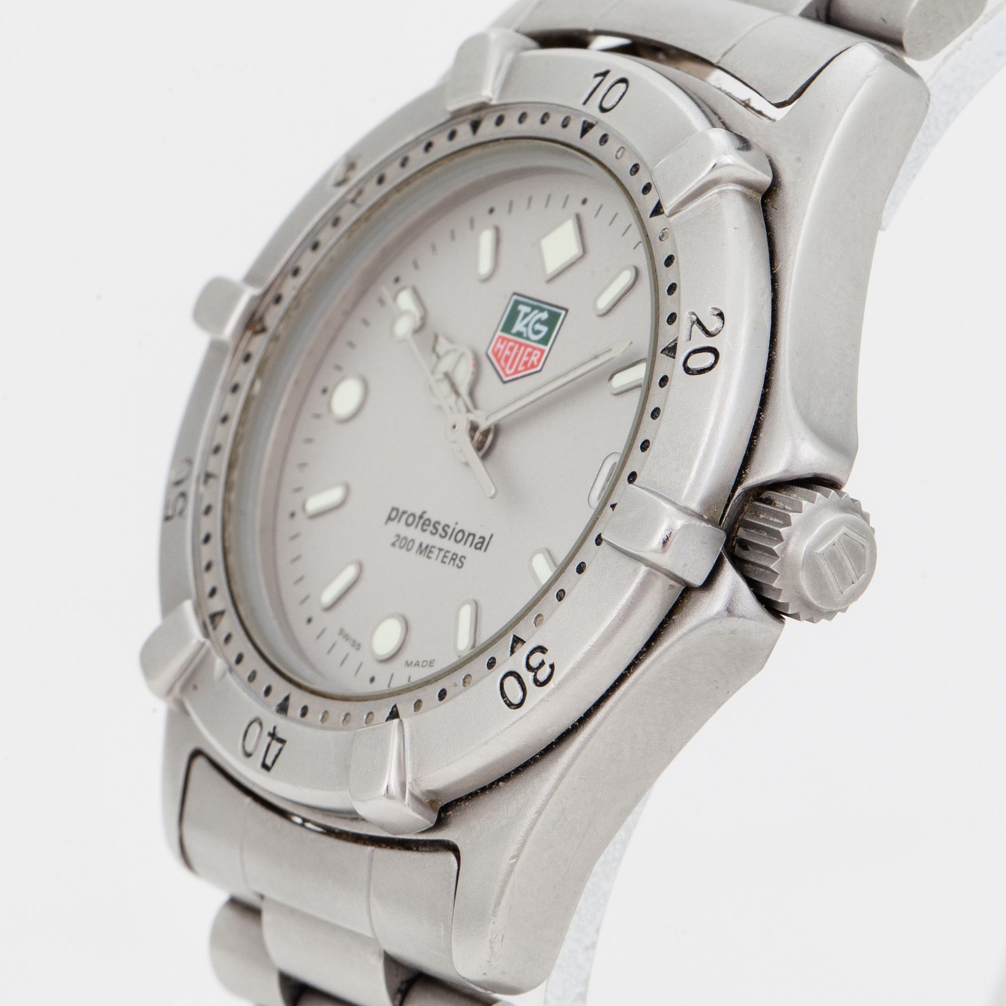 TAG HEUER, Professional (200 Meters), armbandsur, 33,5 mm,