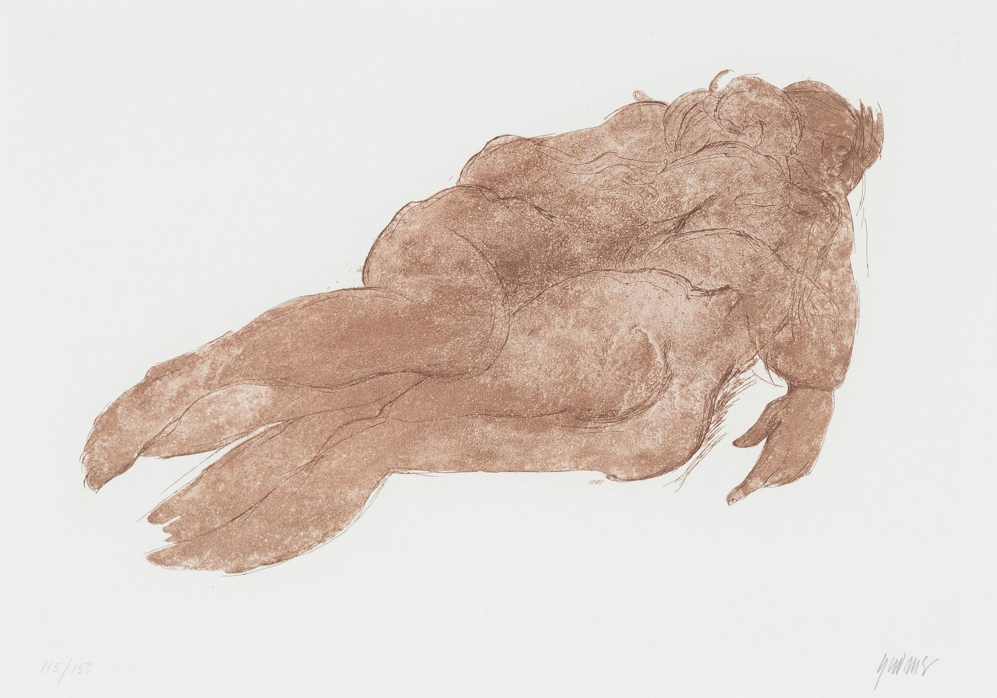 Gudmar Olovson, akvatint, signerad Gudmar och numrerad 115/150 med blyerts.