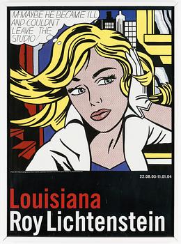 Roy Lichtenstein · ROY LICHTENSTEIN, efter, affisch, Louisiana, 2003.