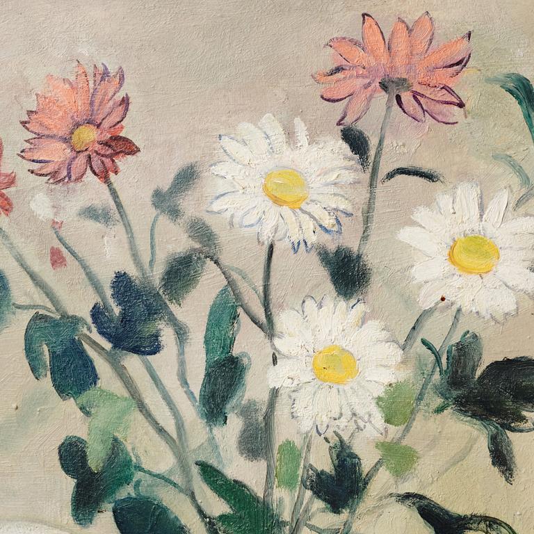 Einar Jolin, Still life with flowers.