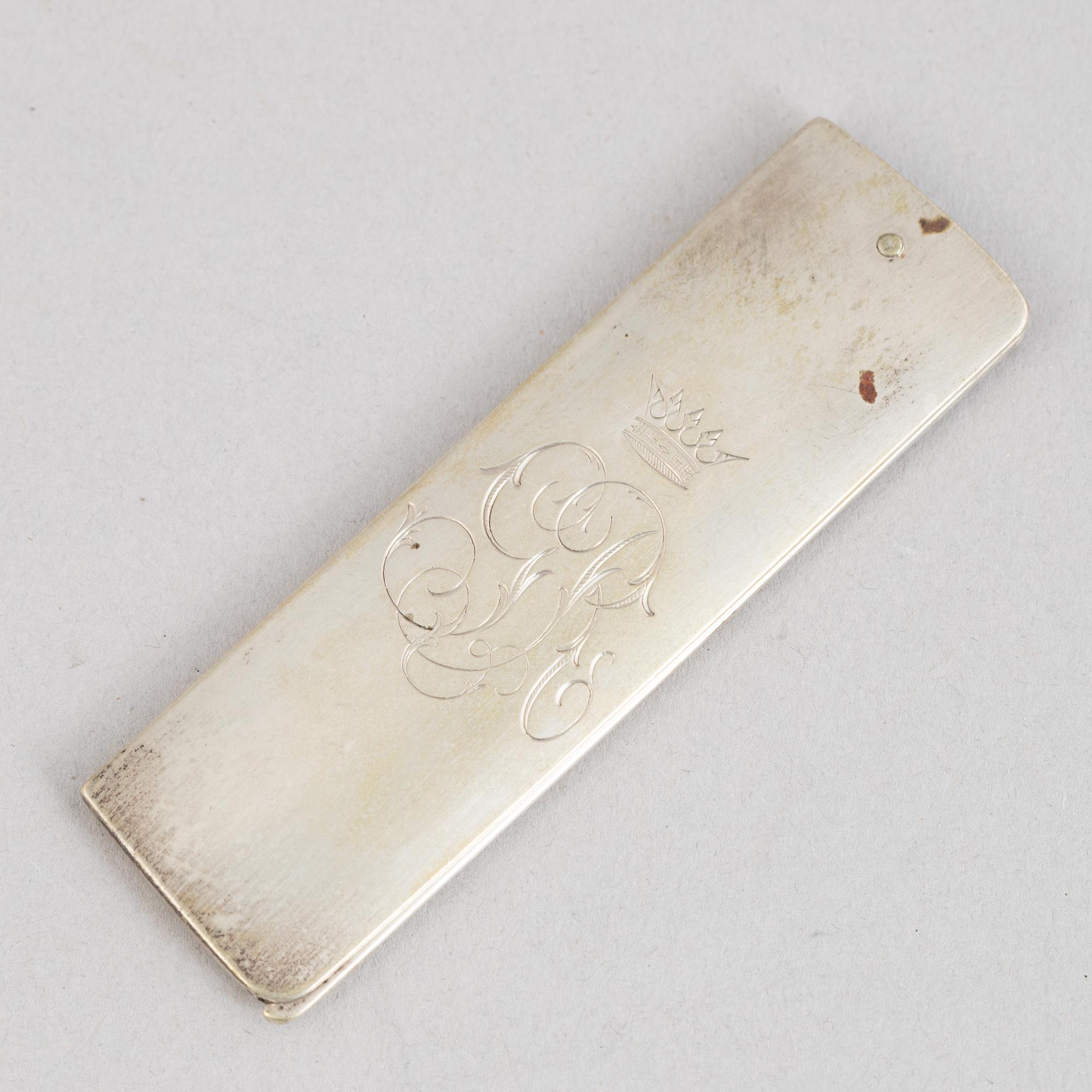 Preciosa, fem delar, silver, proveniens von Rosen, 18/1900-tal.